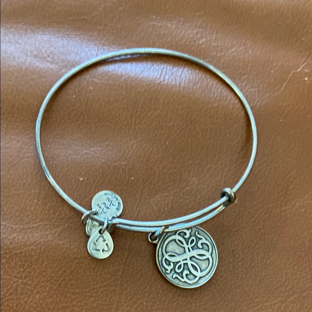 Alex and Ani Silver Charm Bangle Bracelet